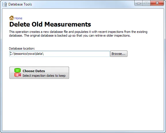 Deleting old measurements