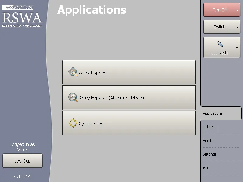 Figure 2. Main Launcher window