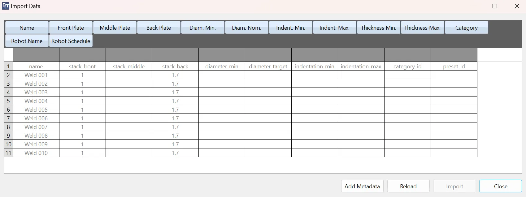 Selecting Data in Excel